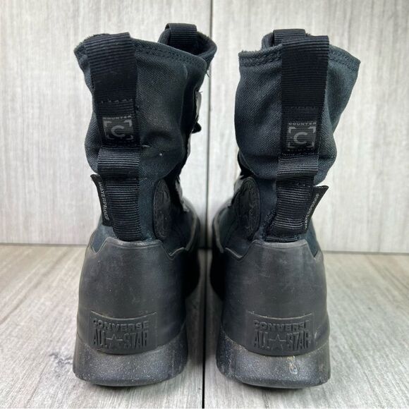 Converse Chuck 70 De Luxe Heel XXHi Lugged Black Combat Boot Womens Size 5.5 - Picture 6 of 8